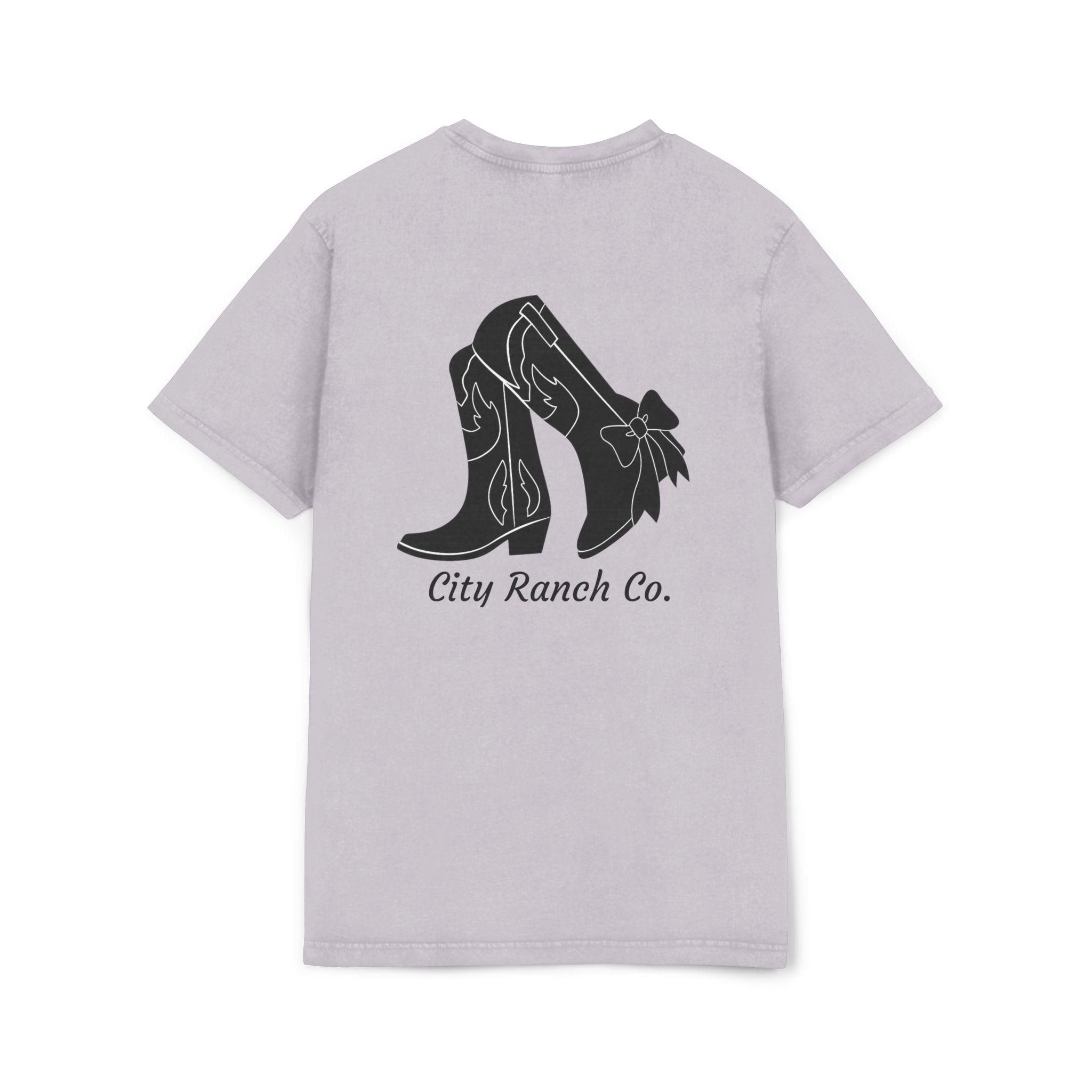 Ranch Life Vintage Wash Graphic Tee: City Ranch Co. Limited Edition